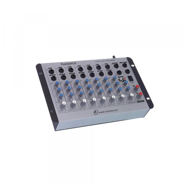 Mesa de Som Mixer Nanomix LL Audio Na802r 8 Canais