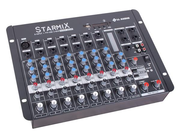 Mesa de Som STARMIX S802 R BT - LL AUDIO