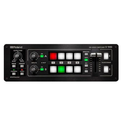 Mesa de Vídeo V-1HD (Vídeo Switcher) Misturador de 4 Canais HD - Roland