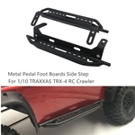 Metal Pedal Boards Side Passo Placa Para 1/10 TRAXXAS TRX-4 T4 RC Crawler
