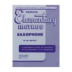Método Saxofone Elementary Rubank Method Saxophone