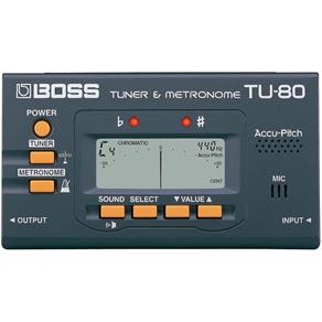 Metrônomo e Afinador de Guitarras TU80 - Boss