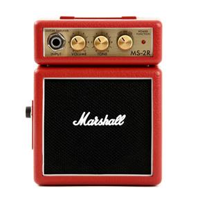 Micro Combo para Guitarra Marshall Vermelho Ms-2R-E Portátil