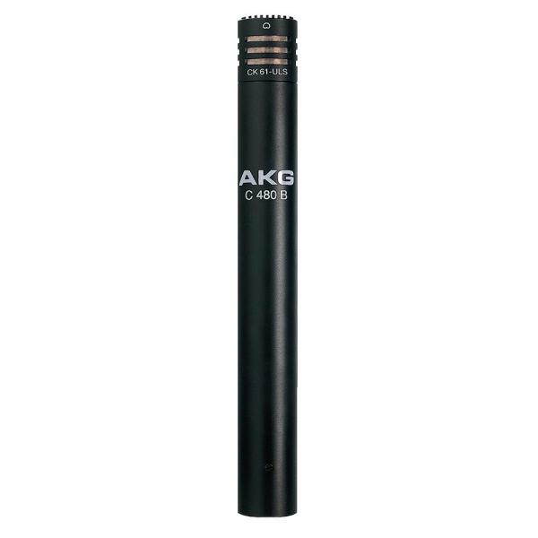 Microfone AKG C480 B COMBO- Condensador Preto