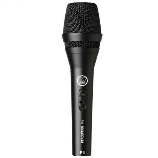 Microfone AKG de Mão com Fio P-3S Vocal Perception Live C/ Nf + Garantia