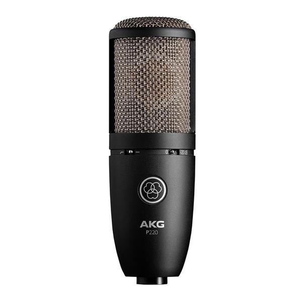 Microfone AKG P220 Condensador de Diafragma Grande - eu Quero Eletro