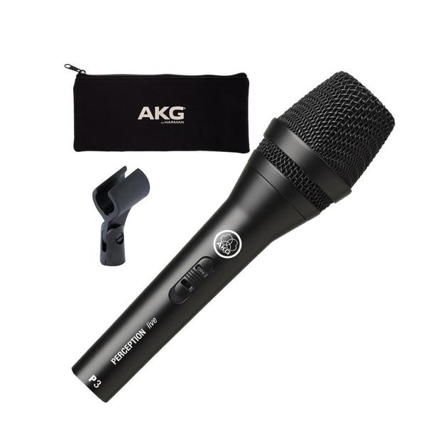 Microfone AKG Perception P3 S Dinâmico Cardioide