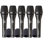 Microfone AKG P3S Vocal + Espuma profissional - Kit com 5 Unidades