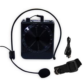 Microfone Amplificador de Voz e Caixa de Som com USB e Bateria Recarregavel