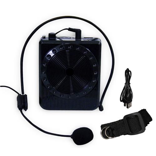 Microfone Amplificador de Voz e Caixa de Som com USB e Bateria Recarregável (90114)