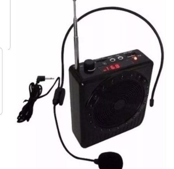 Microfone Amplificador Megafone Kit Completo Professores - Lrgold