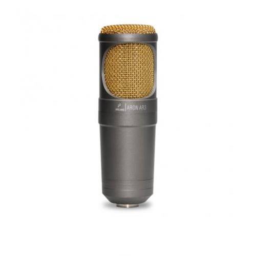 Microfone Arcano Aron Ar3 Dinâmico Visual de Estúdio Alta Qualidade