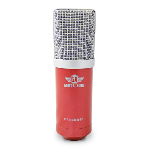Microfone Arcano com Fio Condensador Usb Ga Red Usb