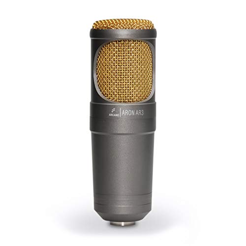 Microfone Arcano Dinâmico com Fio ARON AR3