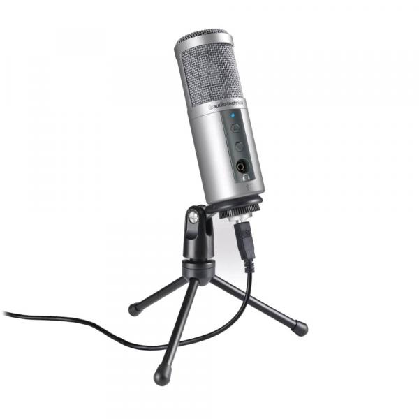 Microfone Audio-Technica Condensador Cardoide - Atr2500-usb