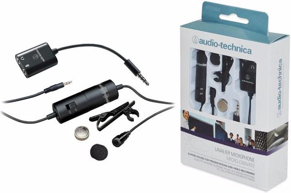 Microfone Audio Technica Lapela Atr-3350is