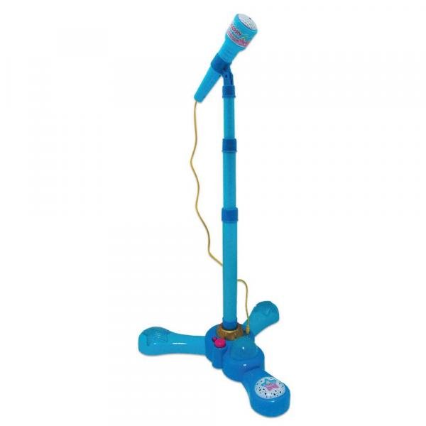 Microfone Azul com Pedestal Musical Meninos Infantil - Fenix