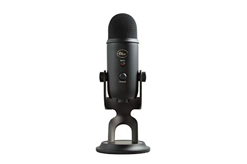 Microfone Blue Yeti Usb Blackout Condensador Profissional