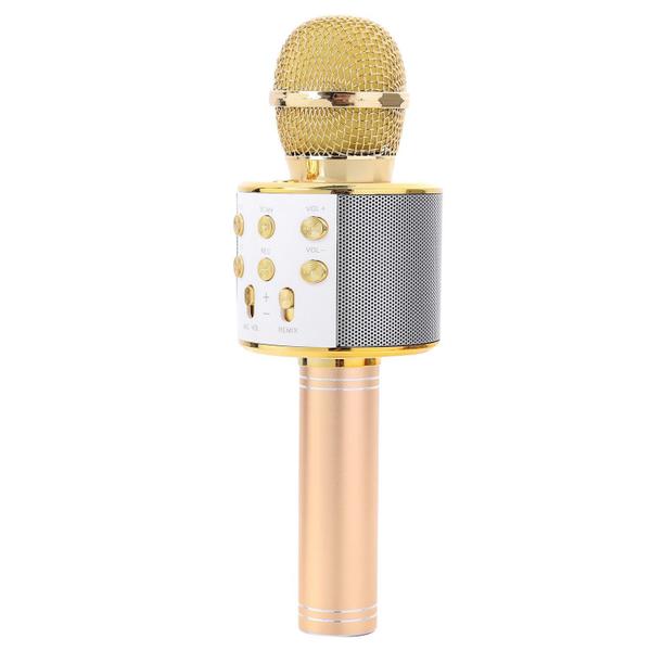 Microfone Bluetooth Karaoke Wireless Entrada Usb Alto-falante Sem Fio Tomate Mt-1036 - Lx
