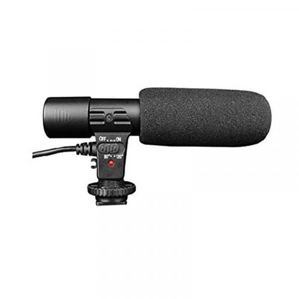 Microfone Boom Profissional - Estéreo - para Todas as Dslr - Sidande
