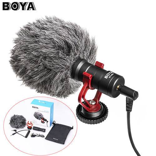 Microfone Boya By-mm1 Direcional P/ Cameras e Smartfones