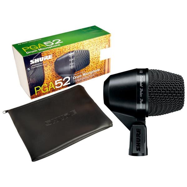 Microfone Bumbo Shure PGA52 LC + Cabo Santo Angelo