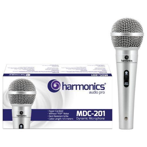 Microfone C/ Fio 4,5m Harmonics Pta Mdc201 Harmonics