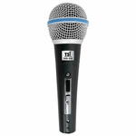 Microfone C/ Fio De Mão 58b-sw - Tsi