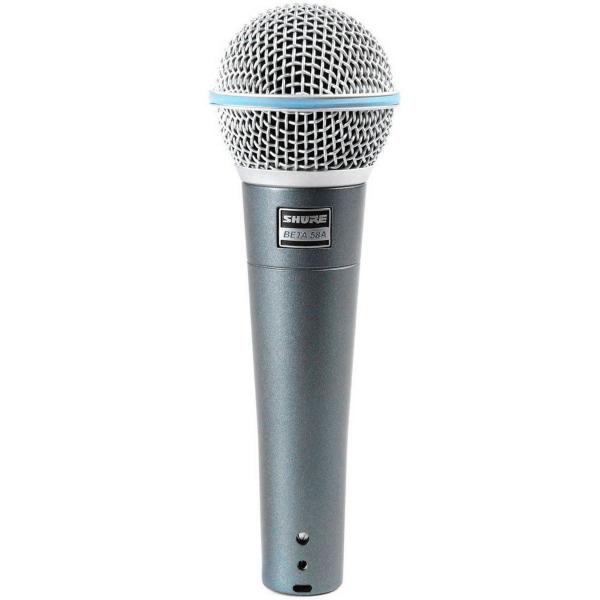 Microfone C/ Fio de Mão Dinâmico - Beta 58 a Shure
