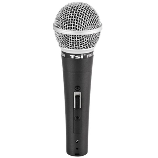 Microfone C/ Fio de Mão Dinâmico - PRO BR SW TSI