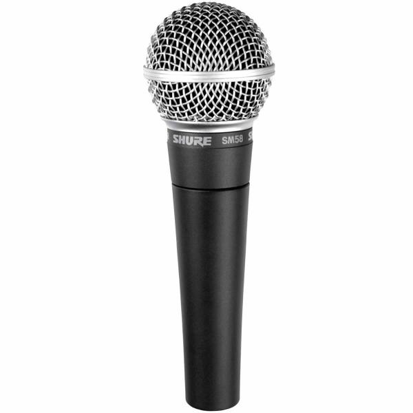 Microfone C/ Fio de Mão Dinâmico - SM 58 LC Shure
