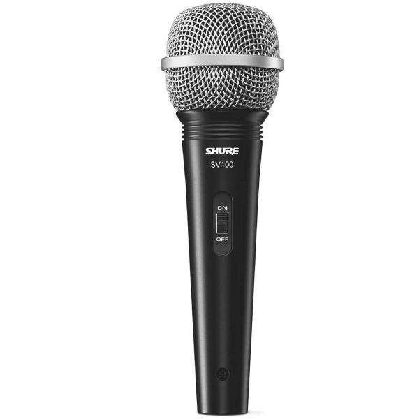Microfone C/ Fio de Mão Dinâmico - SV 100 Shure