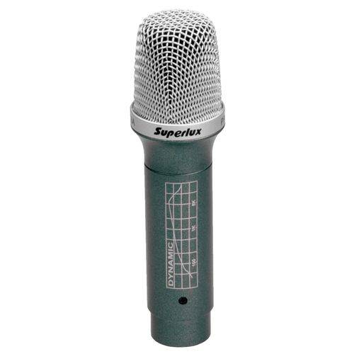 Microfone C/ Fio Dinâmico P/ Caixa de Bateria / Chimbal - PRA 288 a Superlux