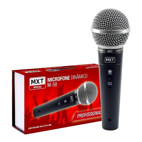 Microfone C/ Fio M-58 - Mxt