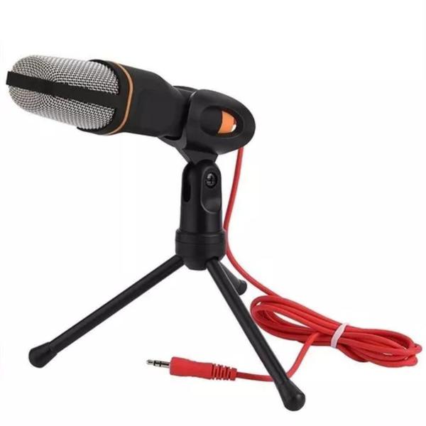 Microfone CH0803 Condensador Preto Captação Profissional - Xtrad