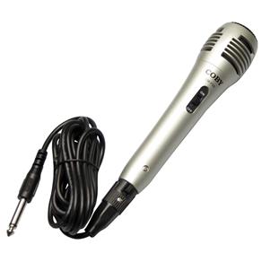 Microfone Coby CMP28 Unidirecional Prata