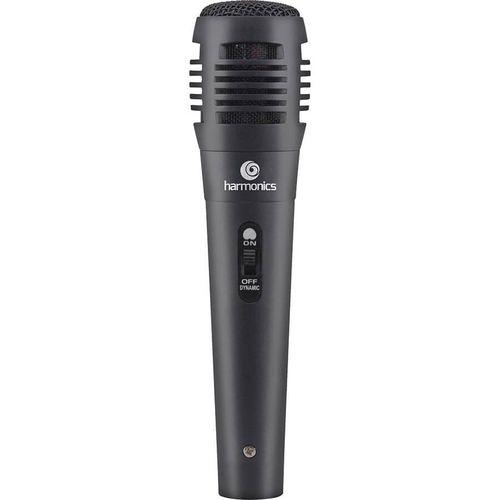 Microfone com Cabo 3mt Preto Harmonics Mdc101