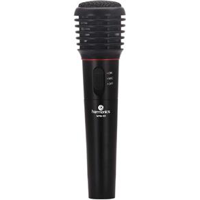 Microfone com e Sem Fio VHF WPM-101 Preto HARMONICS
