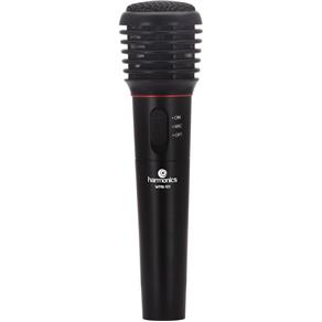Microfone com e Sem Fio VHF WPM-101 Preto Harmonics