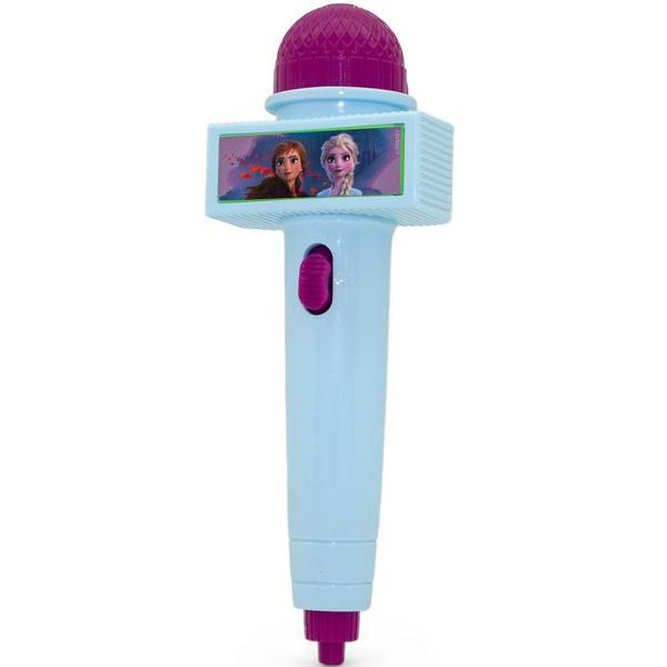 Microfone com Eco e Luz Azul Frozen 2 - Toyng