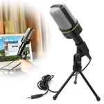 Microfone Com Fio Condensador Sf-920 Estudio Pc youtuber