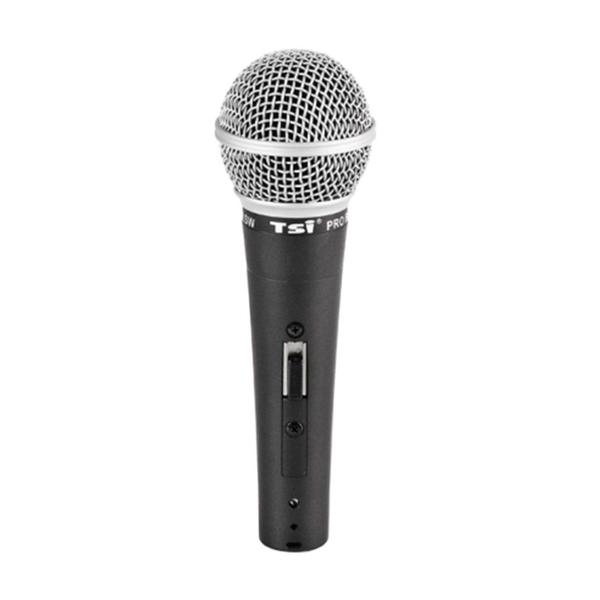 Microfone com Fio de Mão Dinâmico Super Cardióide TSI-PRO-BR-SW
