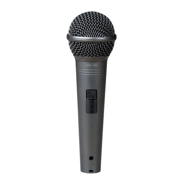 Microfone com Fio de Mão Dinâmico Unidirecional MC 40 Vokal