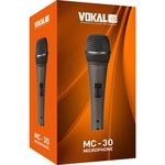 Microfone com Fio de Mão Dinâmico Unidirecional Vokal Mc-30