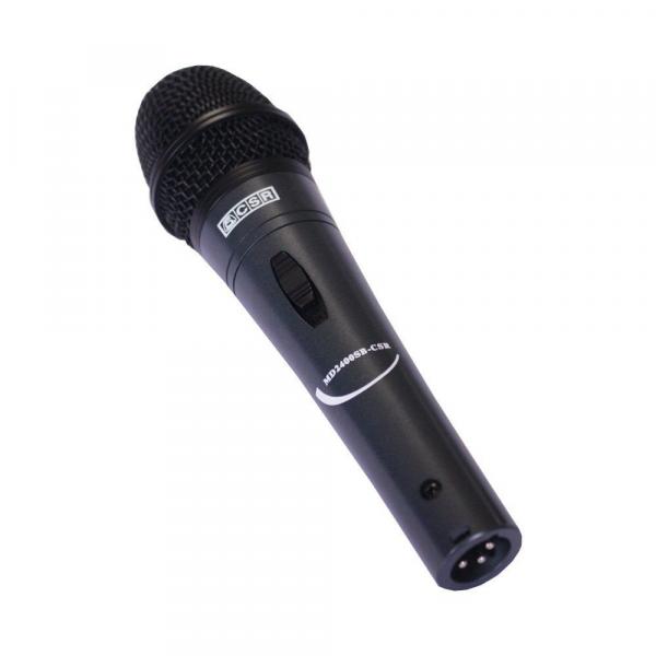 Microfone com Fio de Mão para Vocal e Instrumentos - Md 2400 Sb - Csr