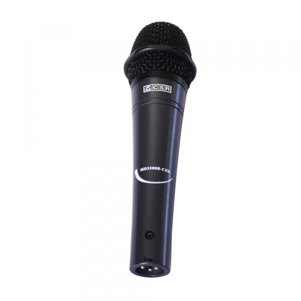 Microfone com Fio de Mão para Vocal e Instrumentos - Md 2500 B - Csr