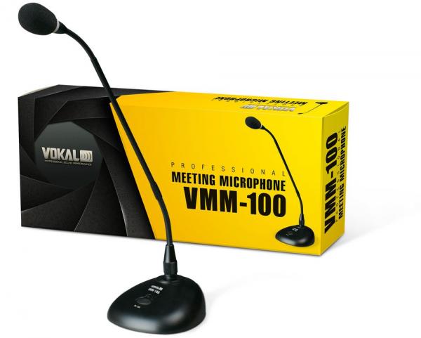Microfone com Fio de Mesa WMM-100 VOKAL