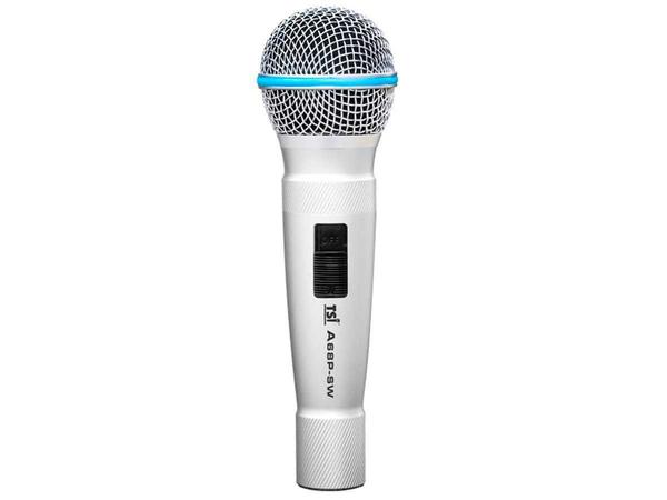 Microfone com Fio Dinâmico Cardioide com Corpo de Alumínio TSI A68P-SW