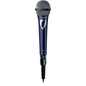 Microfone com Fio Dinamico Sbcmd150/01 Prata Philips