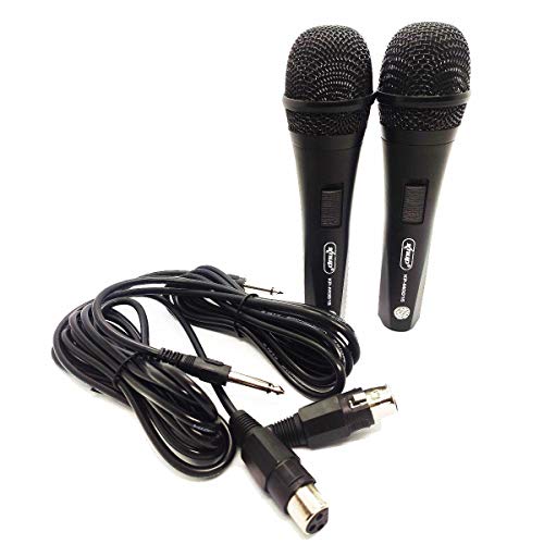 Microfone com Fio Duplo Profissional Modelo KP-M0015